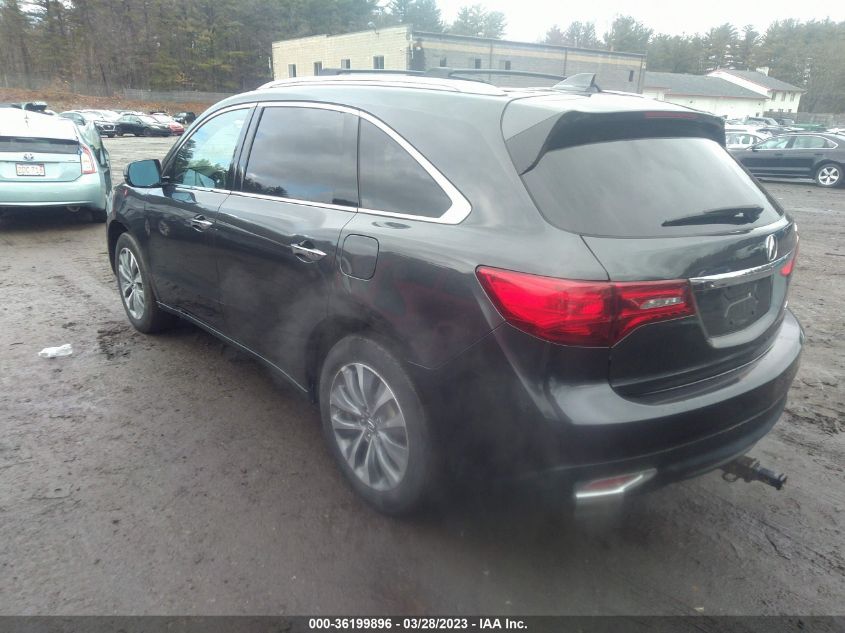 2015 ACURA MDX TECH PKG - 5FRYD4H44FB014160