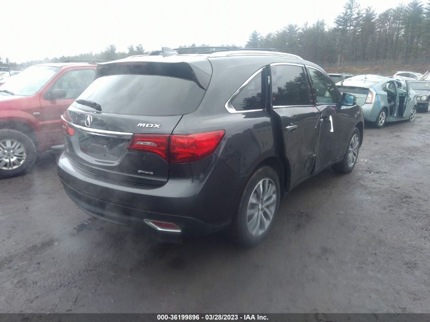 2015 ACURA MDX TECH PKG - 5FRYD4H44FB014160