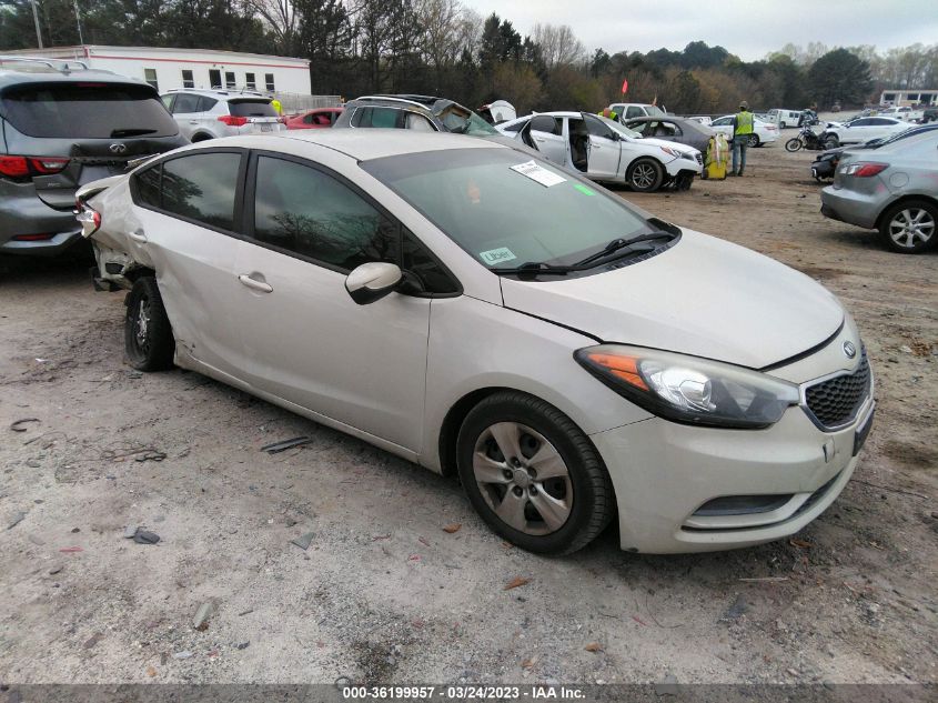 2015 KIA FORTE LX - KNAFK4A65F5327579