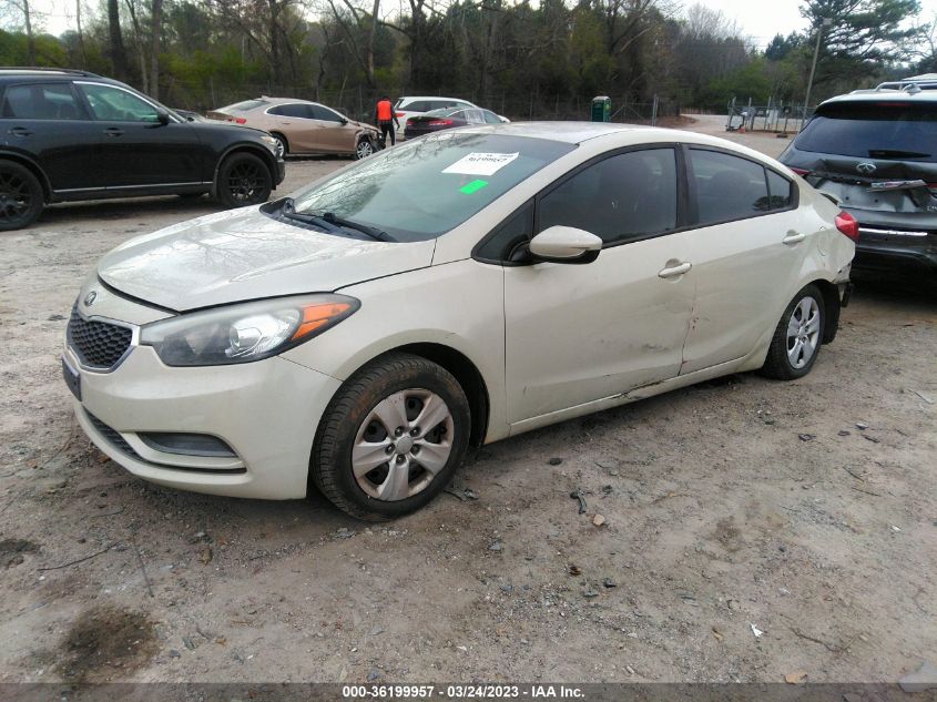 2015 KIA FORTE LX - KNAFK4A65F5327579