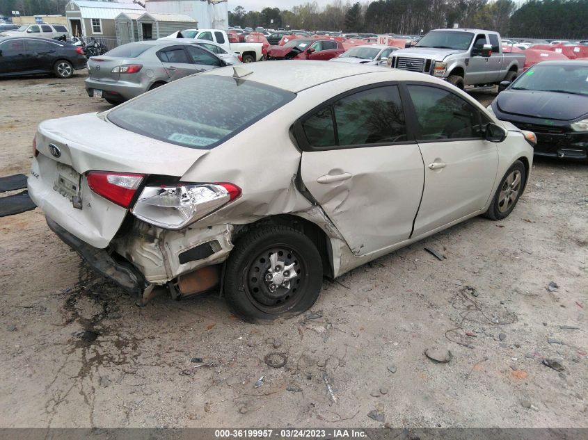 2015 KIA FORTE LX - KNAFK4A65F5327579