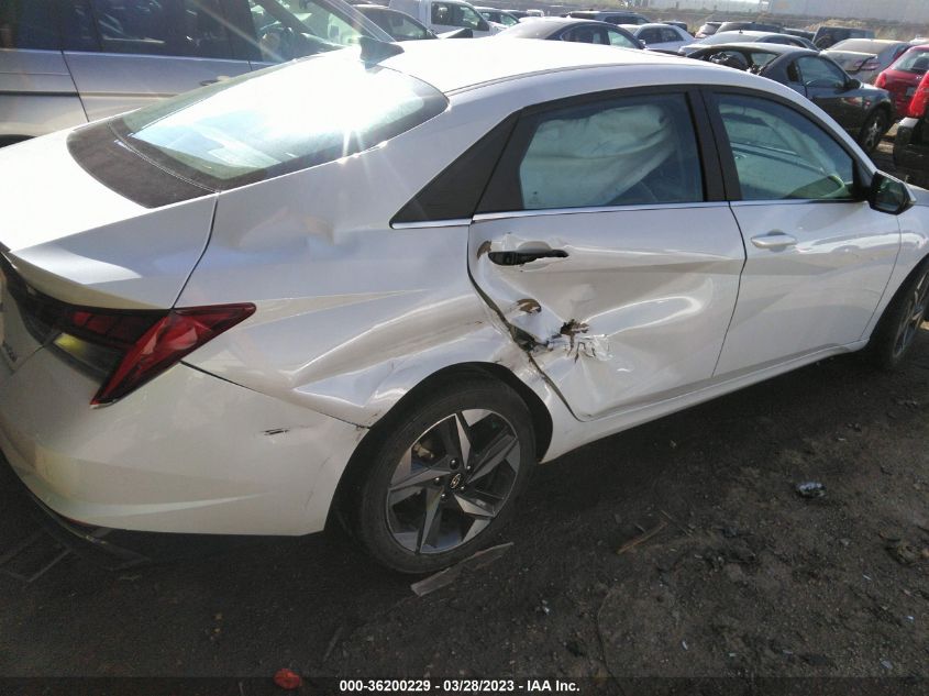 2022 HYUNDAI ELANTRA LIMITED - 5NPLP4AG7NH072884