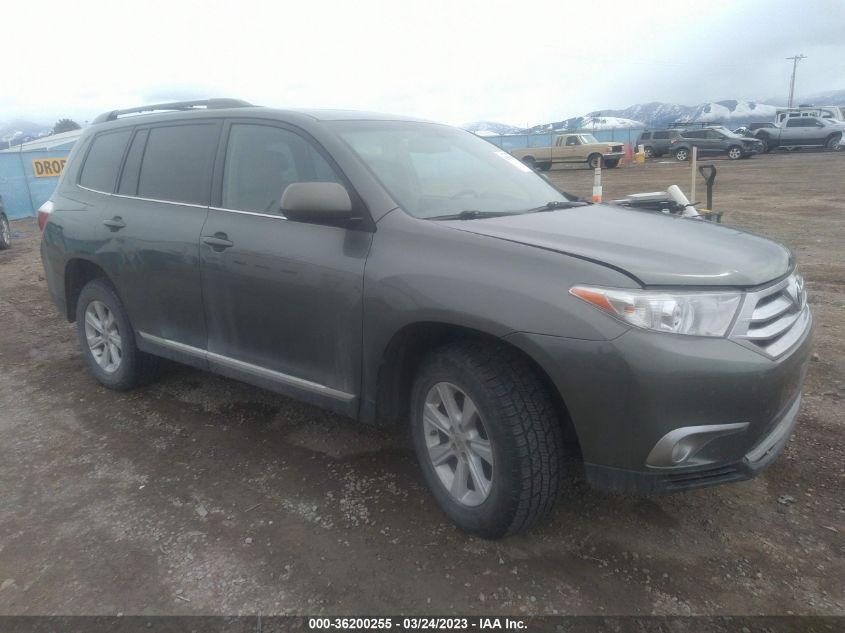 2013 TOYOTA HIGHLANDER - 5TDBK3EH1DS250370