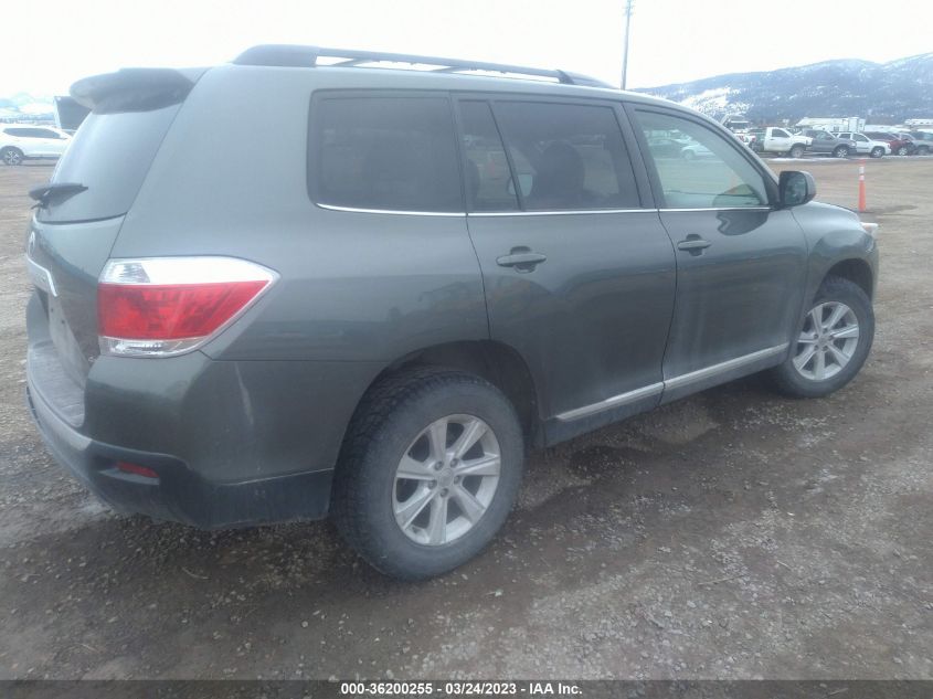 2013 TOYOTA HIGHLANDER - 5TDBK3EH1DS250370