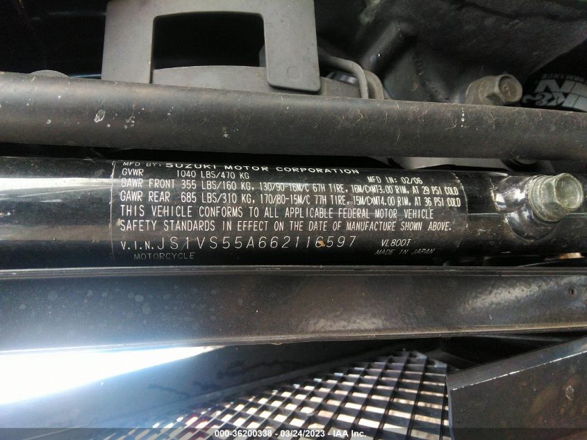 2006 SUZUKI C50 - JS1VS55A662116597