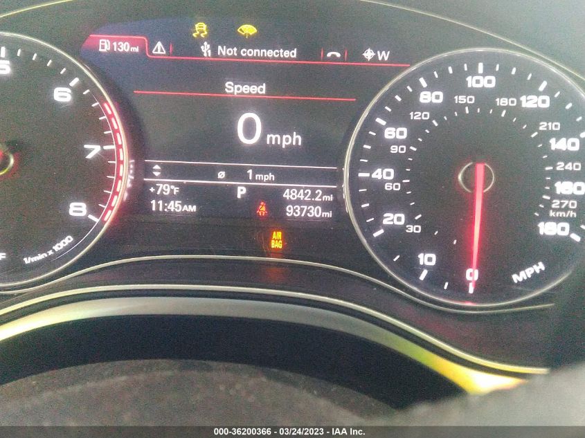 2016 AUDI A6 3.0T PREMIUM PLUS - WAUFGAFC5GN018890