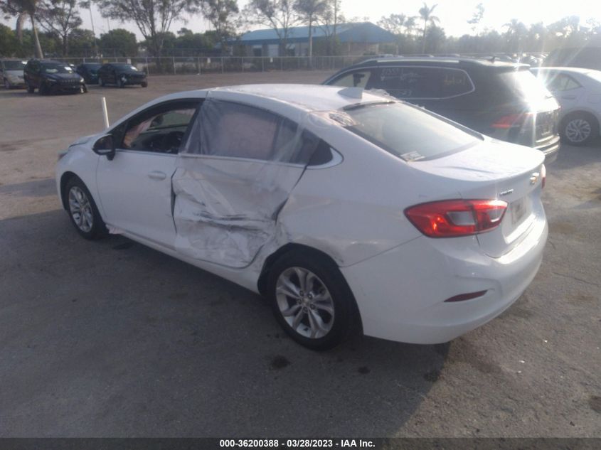 2019 CHEVROLET CRUZE LT - 1G1BE5SM5K7110777