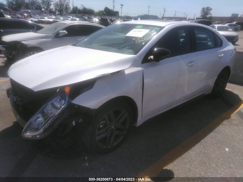 VIN 3KPF34AD7ME309388 2021 KIA FORTE GT-LINE