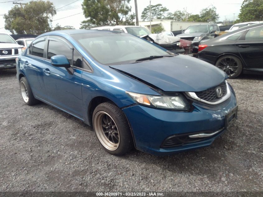2013 HONDA CIVIC SDN LX - 2HGFB2F58DH596190