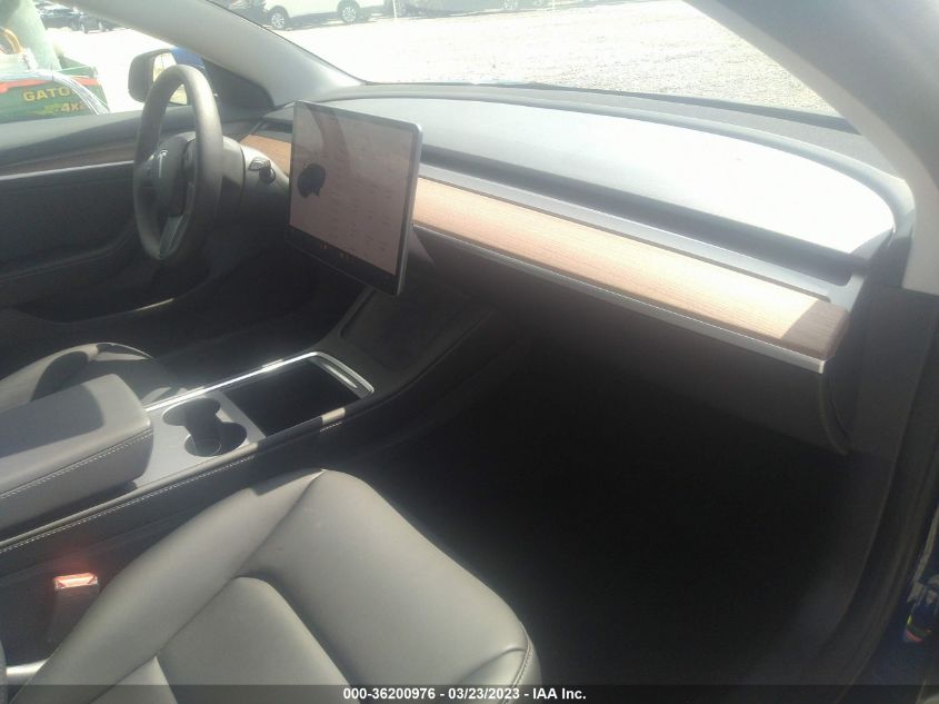 2022 TESLA MODEL 3 - 5YJ3E1EA1NF346945
