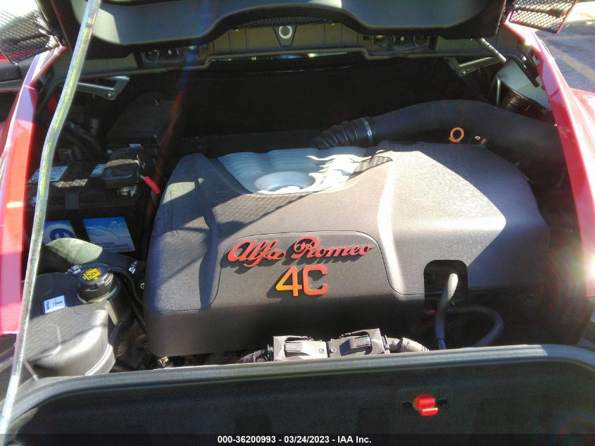 2015 ALFA ROMEO 4C LAUNCH EDITION - ZARBAAC42FM129312