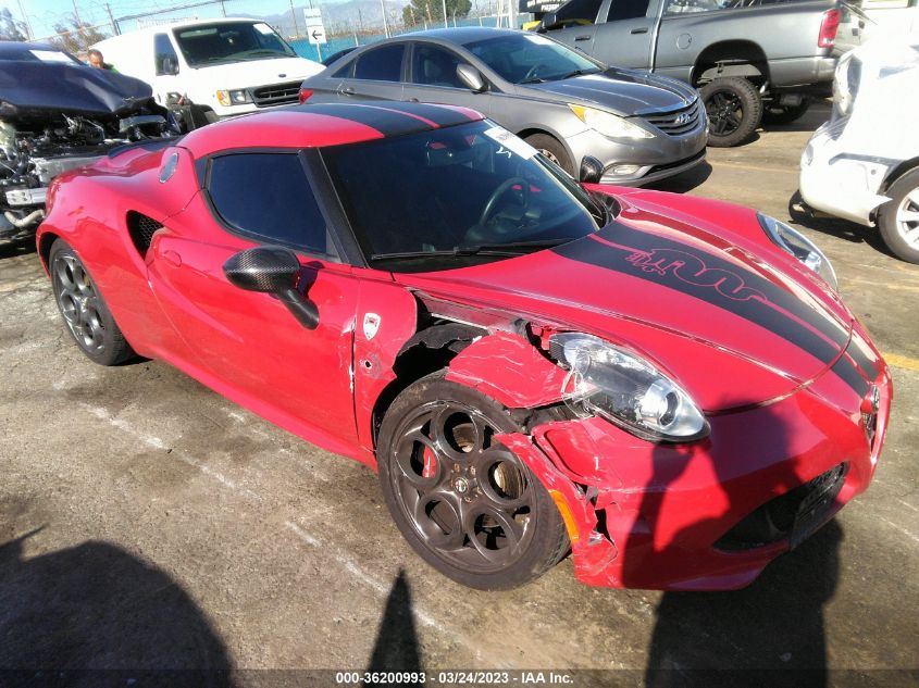 2015 ALFA ROMEO 4C LAUNCH EDITION - ZARBAAC42FM129312