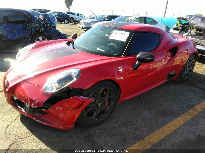 2015 ALFA ROMEO 4C LAUNCH EDITION - ZARBAAC42FM129312