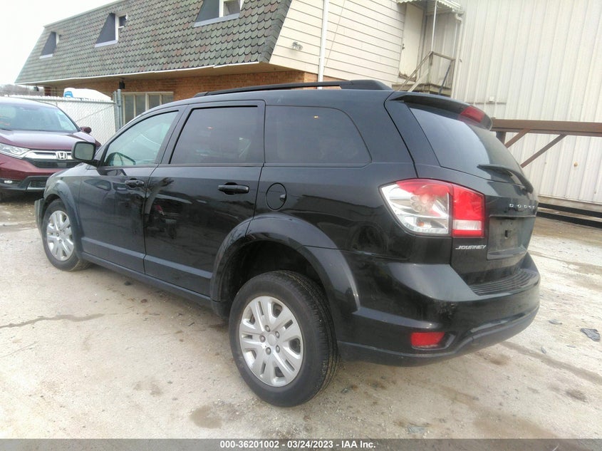 VIN 3C4PDCBB5KT749577 2019 DODGE JOURNEY SE