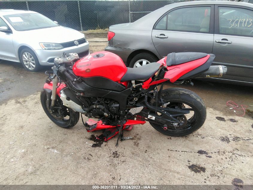 2007 KAWASAKI ZX600 P JKAZX4P127A002825
