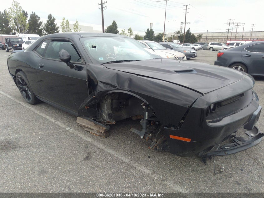 VIN 2C3CDZAG9JH297059 2018 DODGE CHALLENGER SXT