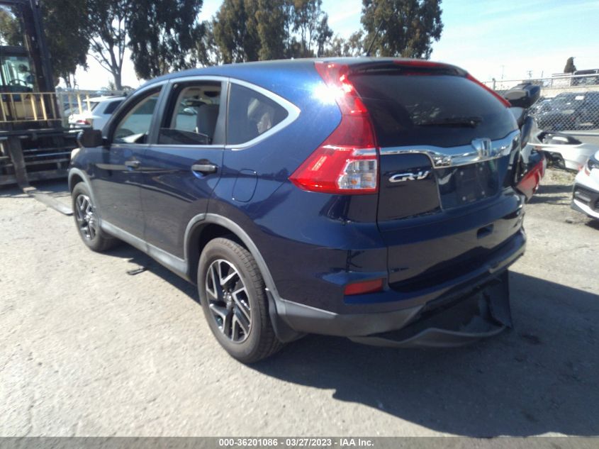 2016 HONDA CR-V SE - 2HKRM3H4XGH552543