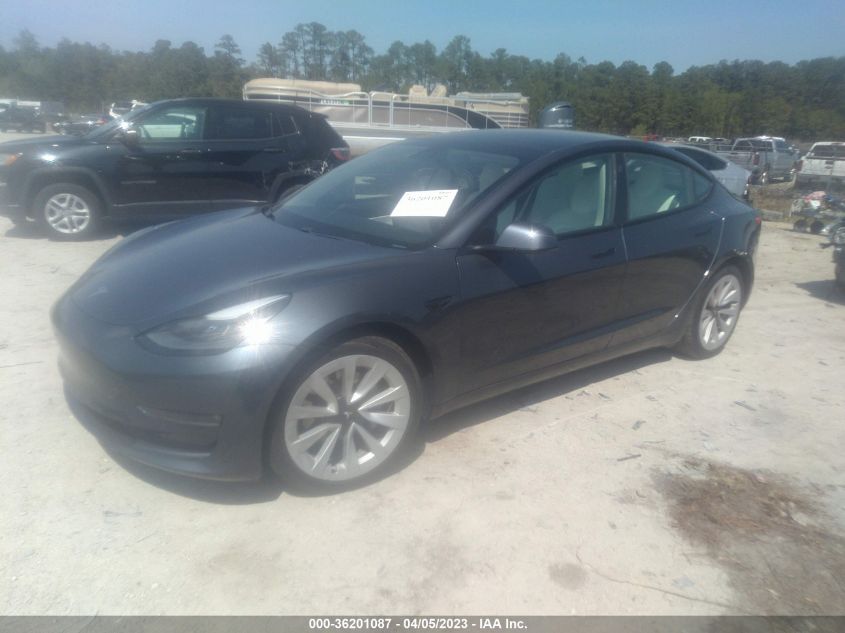 2021 TESLA MODEL 3 LONG RANGE - 5YJ3E1EB9MF918304