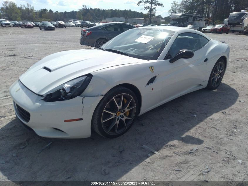 2013 FERRARI CALIFORNIA ZFF65TJA5D0189627