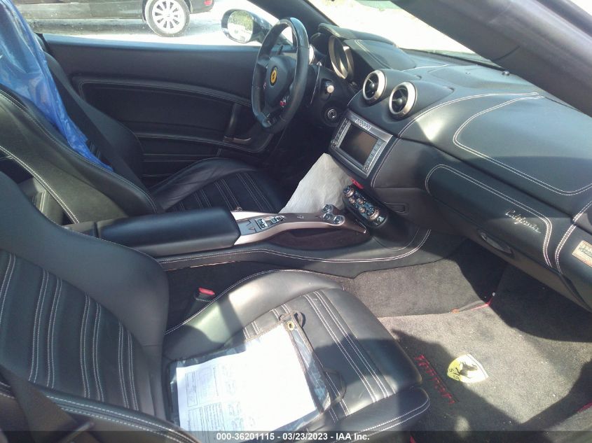 2013 FERRARI CALIFORNIA ZFF65TJA5D0189627
