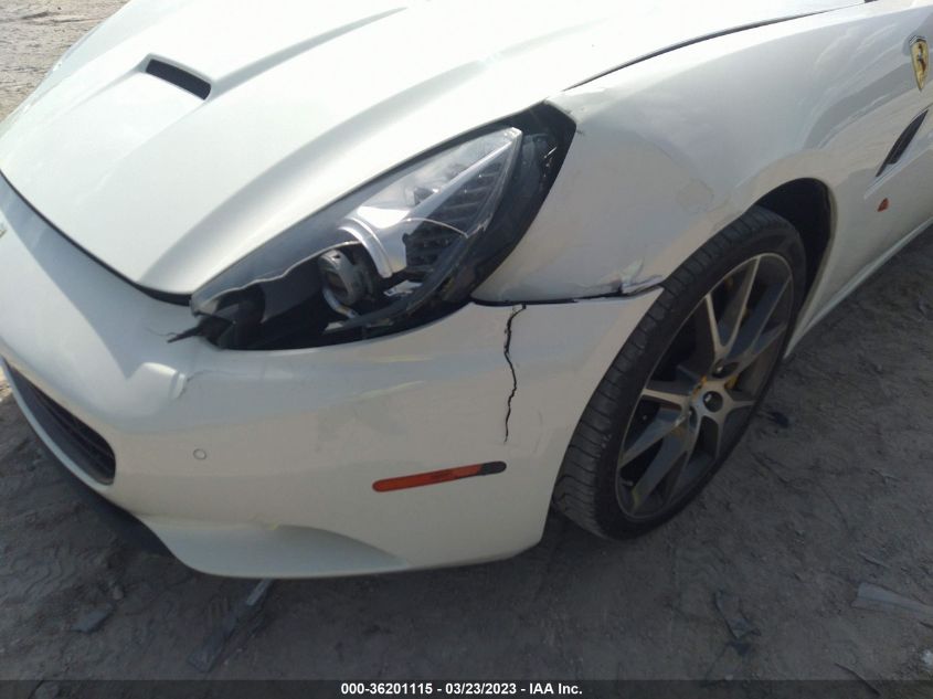 2013 FERRARI CALIFORNIA ZFF65TJA5D0189627