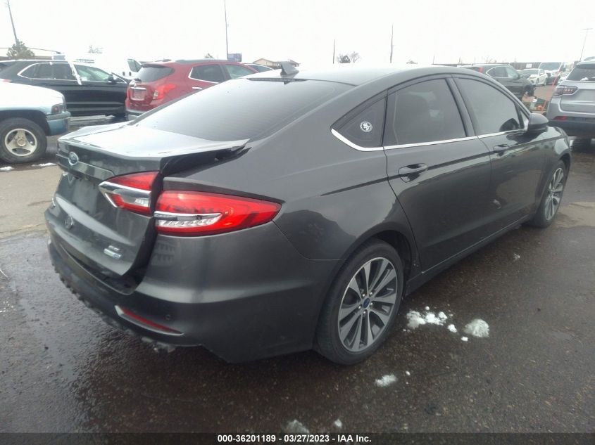 2019 FORD FUSION SE - 3FA6P0T93KR254522