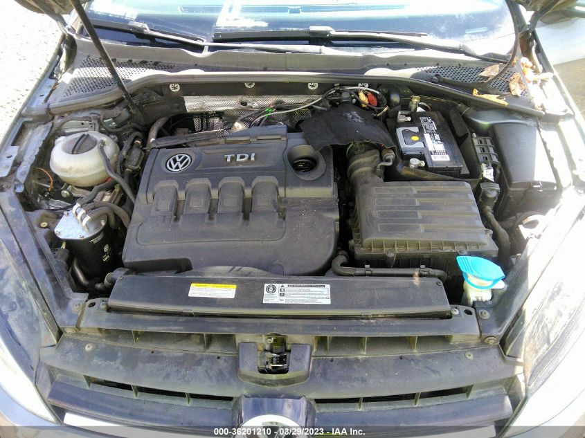 2015 VOLKSWAGEN GOLF TDI S - 3VWRA7AU1FM082564