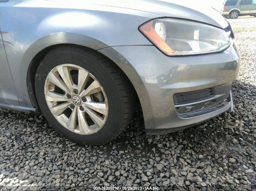 2015 VOLKSWAGEN GOLF TDI S - 3VWRA7AU1FM082564