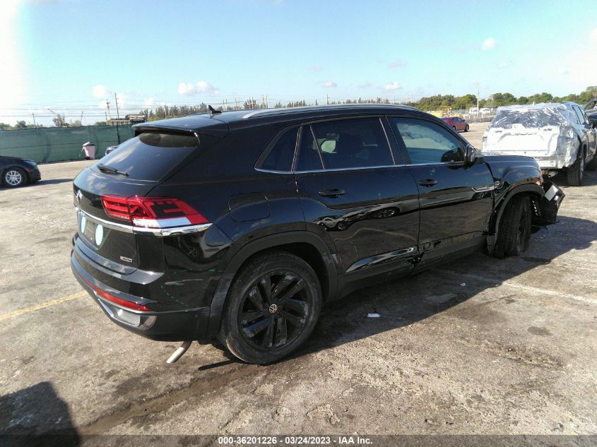2022 VOLKSWAGEN ATLAS CROSS SPORT 2.0T SE W/TECHNOLOGY - 1V2KC2CA5NC220206