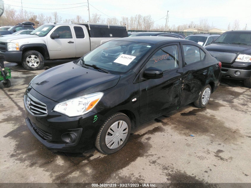 VIN ML32F3FJ2HHF10569 2017 MITSUBISHI MIRAGE G4 ES