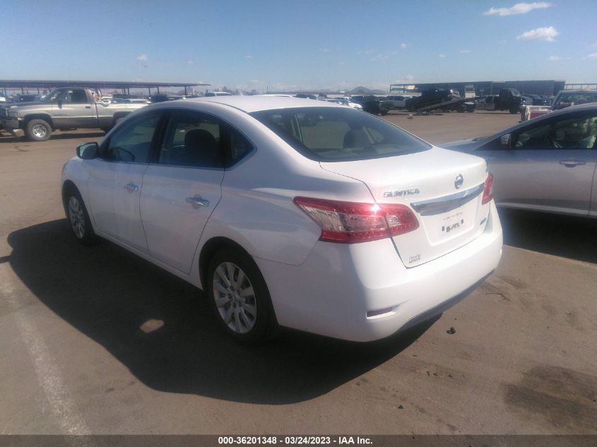 2014 NISSAN SENTRA S/FE+ S/SV/FE+ SV/SR/SL - 3N1AB7AP2EL635902