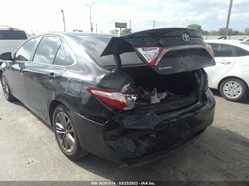 2015 TOYOTA CAMRY SE - 4T1BF1FKXFU044879