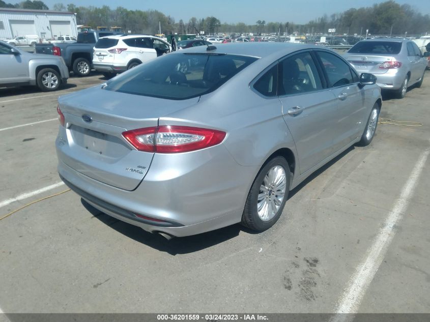 2013 FORD FUSION SE HYBRID - 3FA6P0LU1DR197549