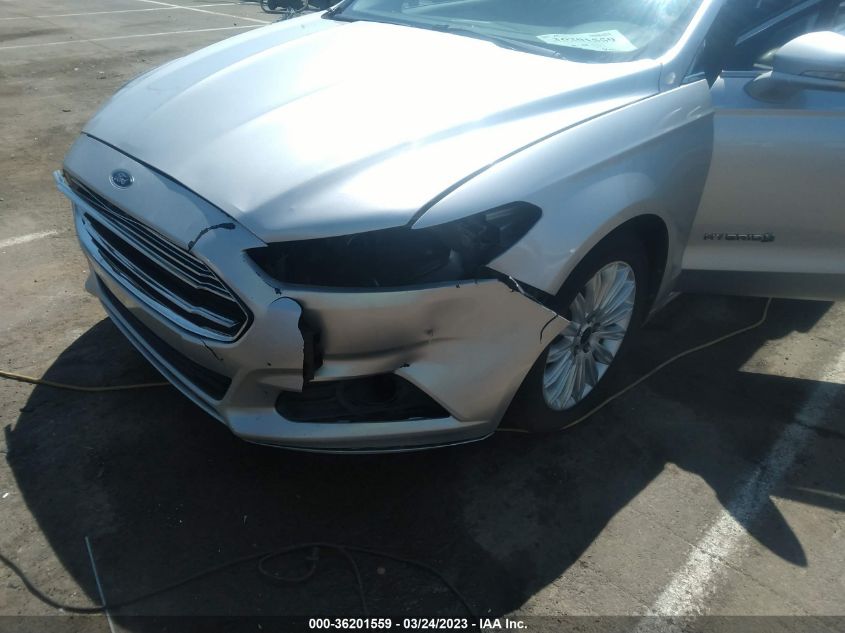 2013 FORD FUSION SE HYBRID - 3FA6P0LU1DR197549