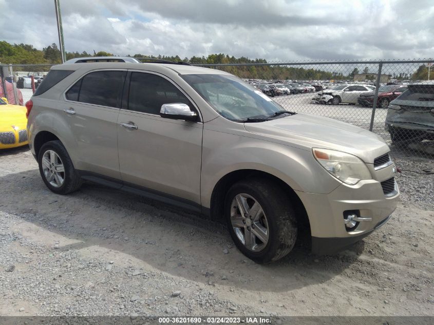 2014 CHEVROLET EQUINOX LTZ - 2GNALDEK7E6155051