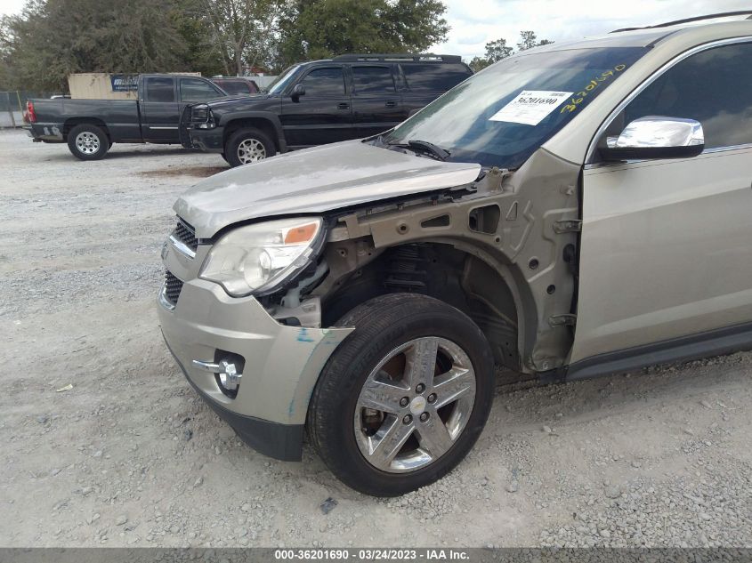 2014 CHEVROLET EQUINOX LTZ - 2GNALDEK7E6155051