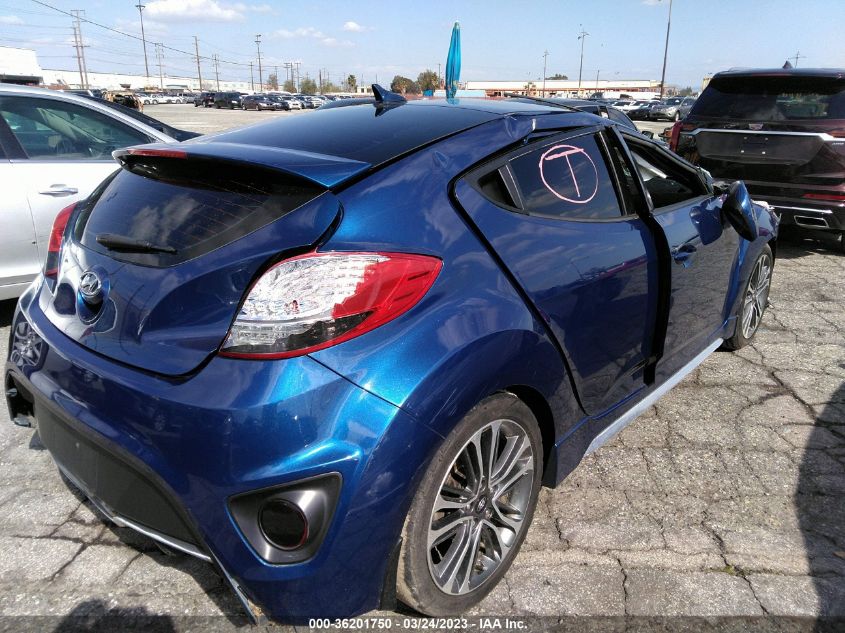 2017 HYUNDAI VELOSTER TURBO - KMHTC6AE6HU313751