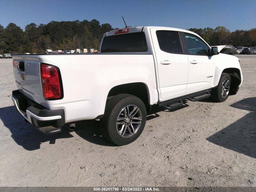 VIN 1GCGSBEN5L1231984 2020 CHEVROLET COLORADO 2WD WORK TRUCK