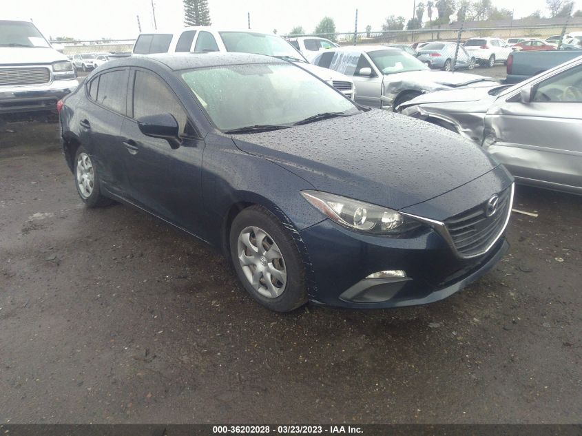 2015 MAZDA MAZDA3 I SPORT - 3MZBM1U78FM132467