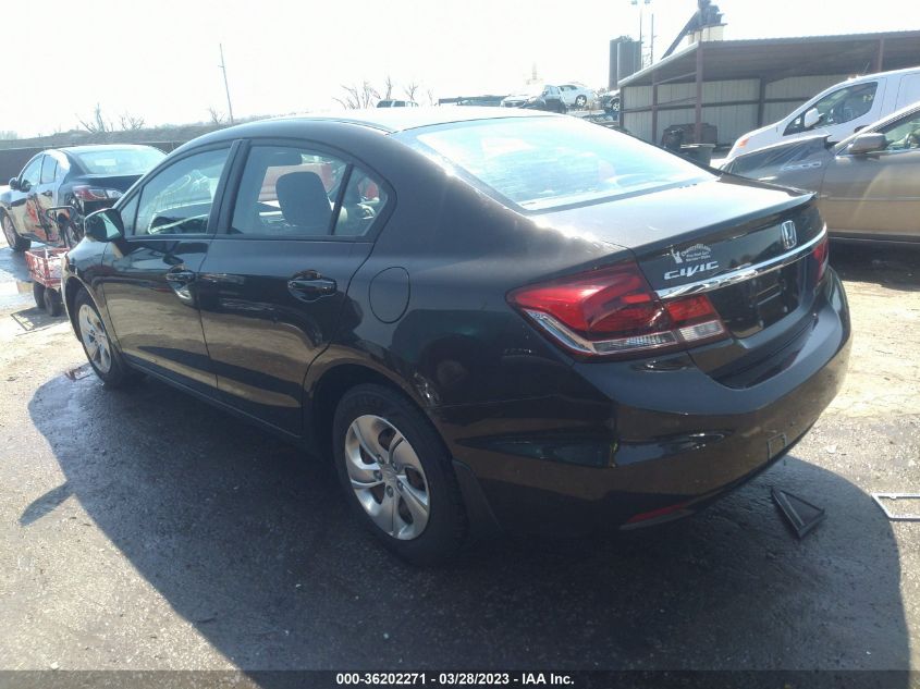 2013 HONDA CIVIC SDN LX - 19XFB2F54DE074957