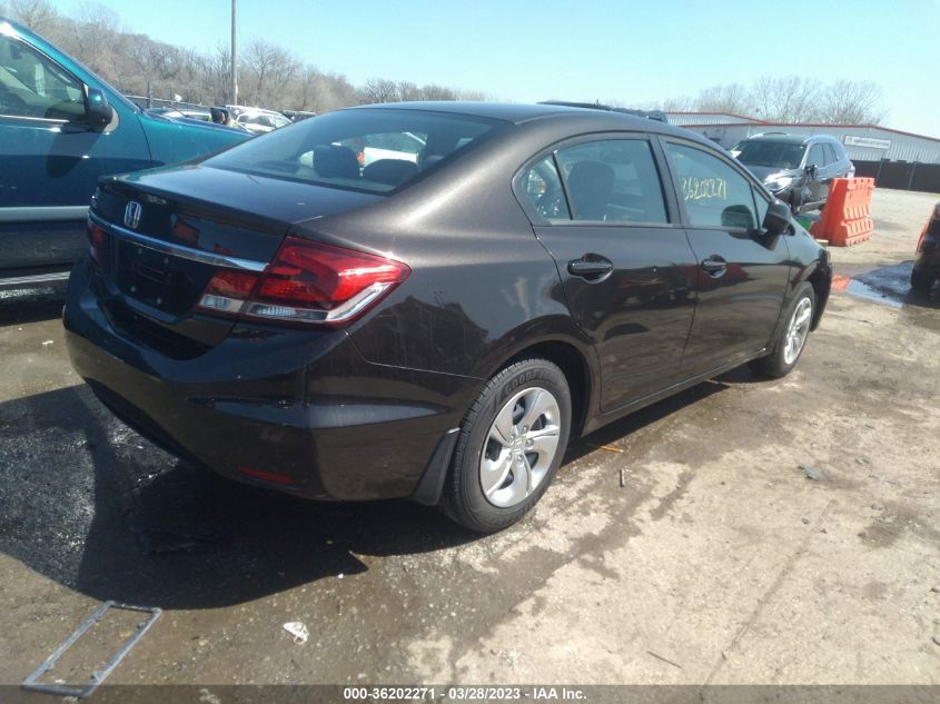 2013 HONDA CIVIC SDN LX - 19XFB2F54DE074957