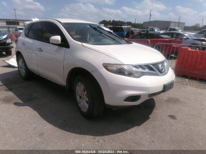 2013 NISSAN MURANO S - JN8AZ1MU4DW206524