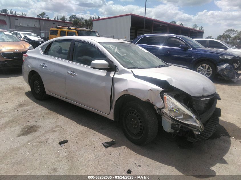 2015 NISSAN SENTRA SR/SL/S/SV/FE+ S - 3N1AB7AP5FL642635