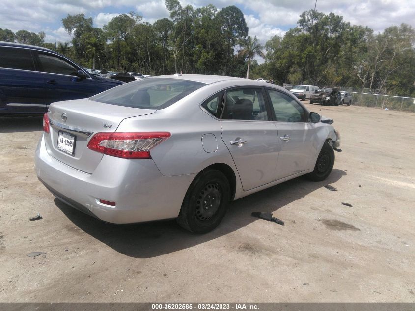 2015 NISSAN SENTRA SR/SL/S/SV/FE+ S - 3N1AB7AP5FL642635