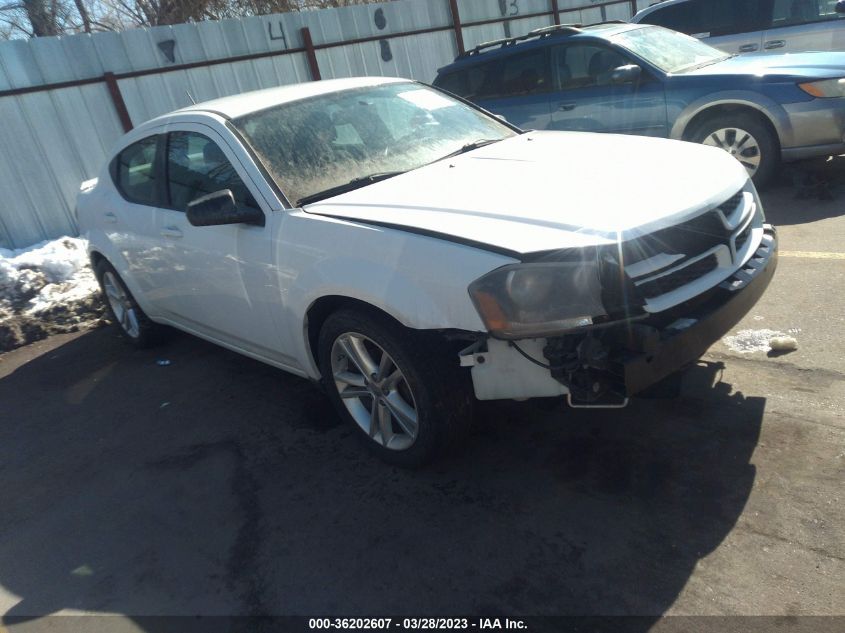 2013 DODGE AVENGER SE V6 - 1C3CDZAG4DN749043
