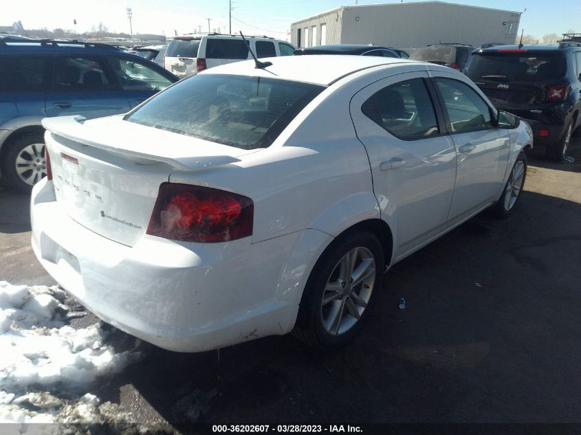 2013 DODGE AVENGER SE V6 - 1C3CDZAG4DN749043