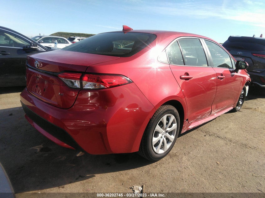 VIN JTDEPMAE4MJ182076 2021 TOYOTA COROLLA LE