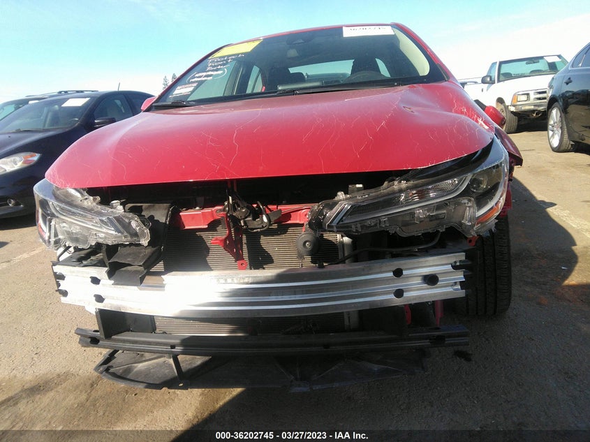 VIN JTDEPMAE4MJ182076 2021 TOYOTA COROLLA LE
