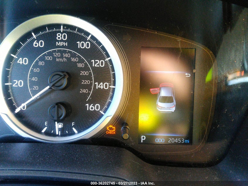 VIN JTDEPMAE4MJ182076 2021 TOYOTA COROLLA LE