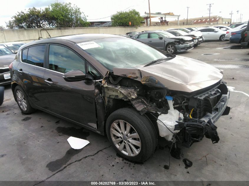 2014 KIA FORTE 5-DOOR EX - KNAFX5A81E5235151